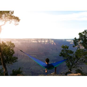 AMAZONAS Adventure Hammock Hængende hængekøje 1 person(er) Nylon, Ripstop Blå, Mintfarve