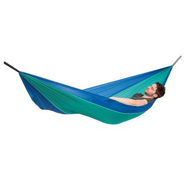 AMAZONAS Adventure Hammock Hængende hængekøje 1 person(er) Nylon, Ripstop Blå, Mintfarve