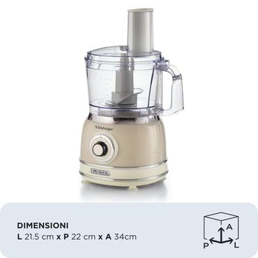 Ariete Vintage Line 1781/03 foodprocessor 1000 W 2,1 L Beige