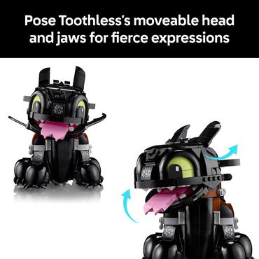 LEGO Icons 10375 Jak wytresować smoka: Szczerbatek