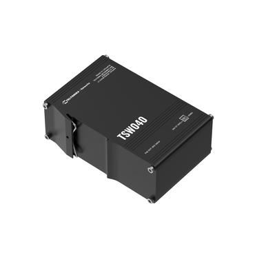 Teltonika NETWORKS TSW040 8-Port PoE+ Switch Ikke administreret Fast Ethernet (10/100) Str&oslash;m over Ethernet (PoE) Sort