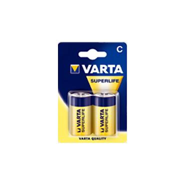 Varta Superlife 2014 batteri - 2 x C - Kul-zinc