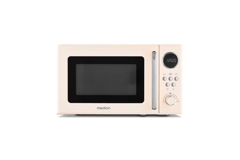 Medion MD15000 Retro Mikrowelle Solo beige 800W 20L