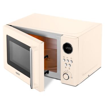 Medion MD15000 Retro Mikrowelle Solo beige 800W 20L