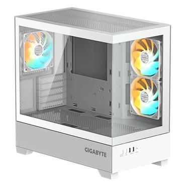 Gigabyte C201 Panoramic Ice mATX, miniITX, USB 3.0