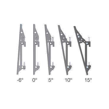 Multibrackets M Pro MBW4X1U monteringssats - f&ouml;r 4 LCD-bildsk&auml;rmar - v&auml;ggf&auml;ste - svart