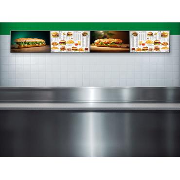 Multibrackets M Pro MBW4X1U monteringssats - f&ouml;r 4 LCD-bildsk&auml;rmar - v&auml;ggf&auml;ste - svart