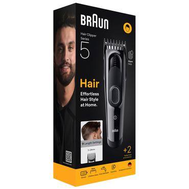 Braun HC5510 sk&aelig;g- og h&aring;rtrimmer Sort 9 Nikkel-Metalhydrid (NiMH)