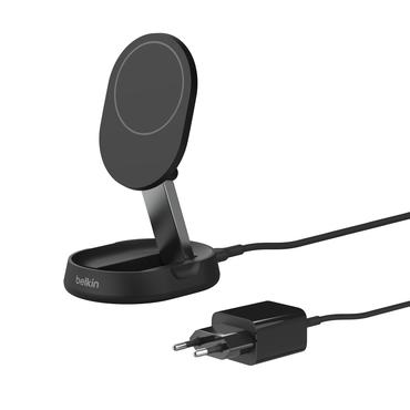 Belkin BoostCharge Pro tr&aring;dl&ouml;st laddst&auml;ll - magnetisk - + v&auml;xelstr&ouml;msadapter - 15 Watt