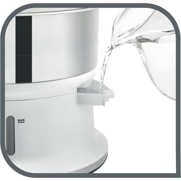 Tefal VC1451 dampkoger 2 kurv(e) Bordplade Rustfrit stål, Hvid