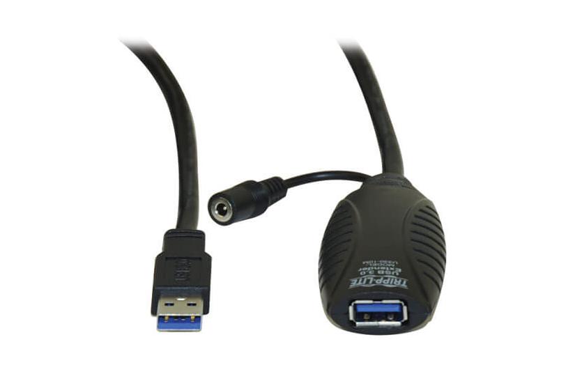 Eaton Tripp Lite Series 10M USB 3.0 SuperSpeed Active Extension Repeater Cable M/F 33ft 33' 10 Meter - USB-f&ouml;rl&auml;ngningskabel - USB typ A till USB typ A - 10 m