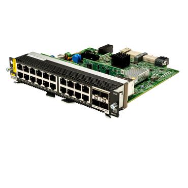 HPE Aruba Networking CX 5420 20p 10M/100M/1G Class4 PoE 4p SFP+ 1G/10G LRM Module - switch - 20 portar - Administrerad - insticksmodul