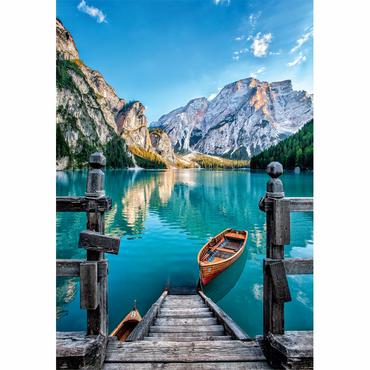 Clementoni High Quality Collection Braies Lake Puslespil 500 stk Landskab