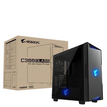 AORUS C300 GLASS - tower - ATX