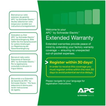 APC Extended Warranty (Renewal or High Volume) - support opgradering - 1 &aring;r