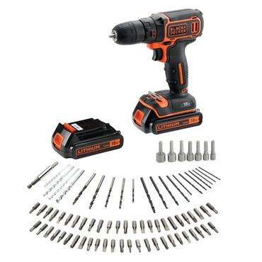 Black & Decker BDCDC18BAFC-QW - borr/drivare - sladdl&ouml;s - 1 hastighet