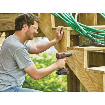 Black & Decker BDCDC18BAFC-QW - borr/drivare - sladdl&ouml;s - 1 hastighet