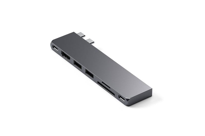 Satechi Pro Hub Slim - dockingstation - USB-C x 2 - HDMI