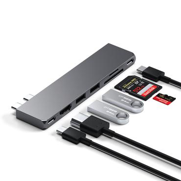 Satechi Pro Hub Slim - dockingstation - USB-C x 2 - HDMI