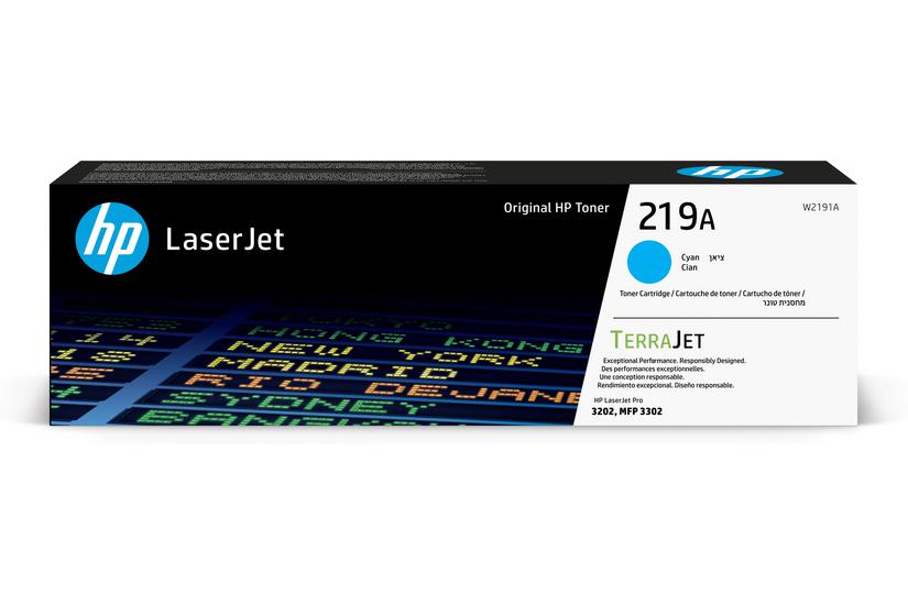 HP 219A - cyan - original - LaserJet - tonerkassett (W2191A)