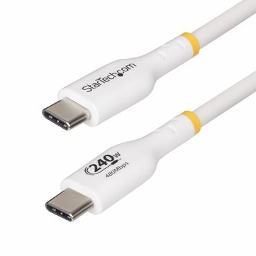 StarTech.com 4m USB C Charging Cable, USB-IF Certified USB-C Cable, 240W - USB Type-C kabel - 24 pin USB-C til 24 pin USB-C - 4 m