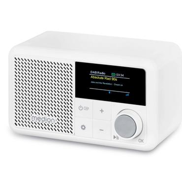 MEDION LIFE S66822 Tragbares Bærbar Digital Hvid