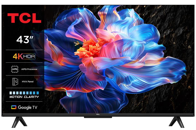 TCL 43P69K TV 109.2 cm (43 ) 4K Ultra HD Smart TV Wi-Fi Black
