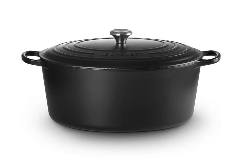Le Creuset Signature Roaster oval 40cm black Schwarz (21178400000430)