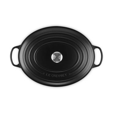 Le Creuset Signature Roaster oval 40cm black Schwarz (21178400000430)