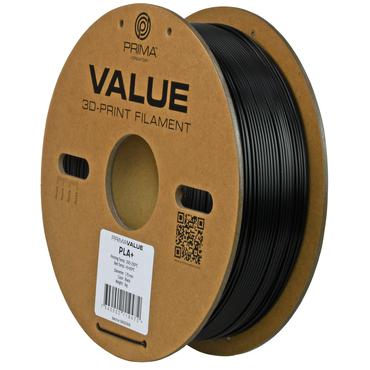 3D Prima 12790 3D print materiale Polymælkesyre (PLA) Sort 1 kg