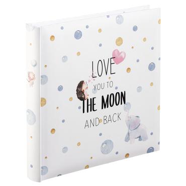Hama To The Moon Buchalbum 25x25 50 wei&szlig;e Seiten Kinderalbum 3862