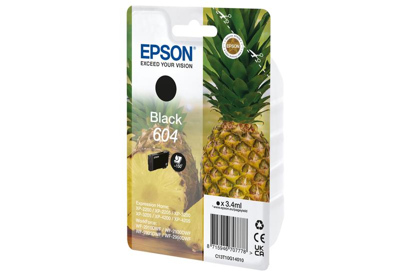 Epson 604 - svart - original - bl&auml;ckpatron