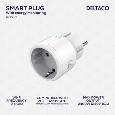 DELTACO SH-P01M - smart stik - 802.11b/g/n