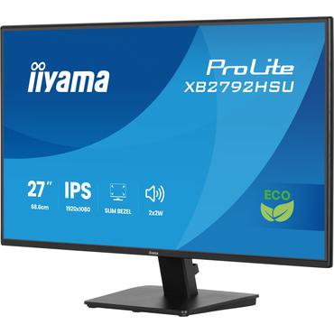 iiyama ProLite X2792HSU-B1 computersk&aelig;rm 68,6 cm (27") 1920 x 1080 pixel Fuld HD LED Sort