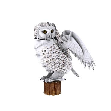 Cubic Fun Puzzle 3D      Snowy Owl