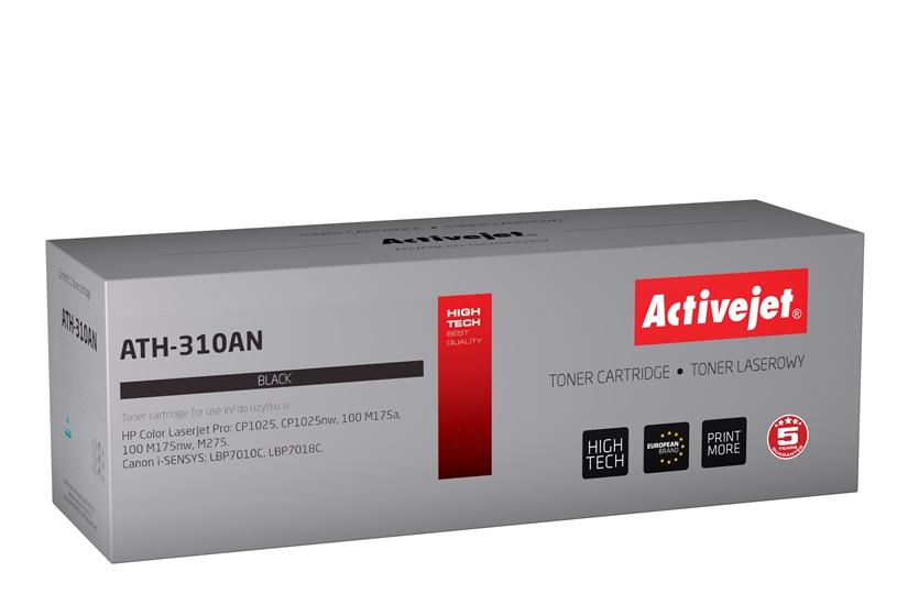 Activejet ATH-310AN (erstatning Canon, HP 126A CRG-729B, CE310A; Premium; 1200 sider; sort)