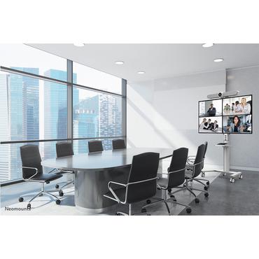 Neomounts vagn - f&ouml;r platt panel - vit