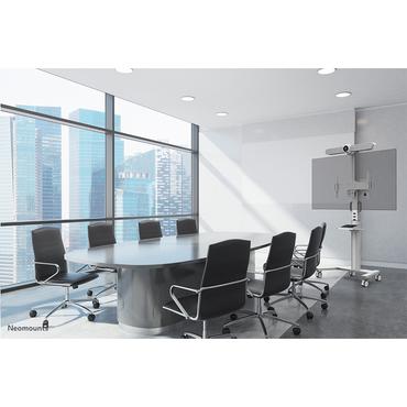 Neomounts vagn - f&ouml;r platt panel - vit