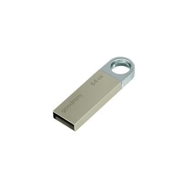 Goodram UUN2 USB-nøgle 64 GB USB Type-A 2.0 Sølv