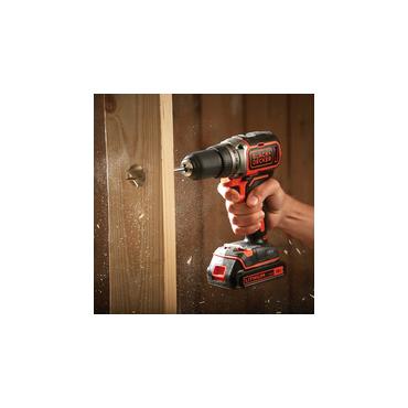 Black & Decker BL186K-QW elektrisk skruetr&aelig;kker & slagbor 1650 rpm Sort, R&oslash;d