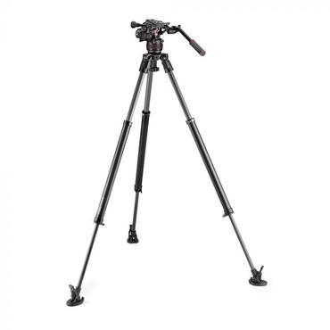 Manfrotto Nitrotech 608 kamerastativ Actionkamera 3 ben Sort