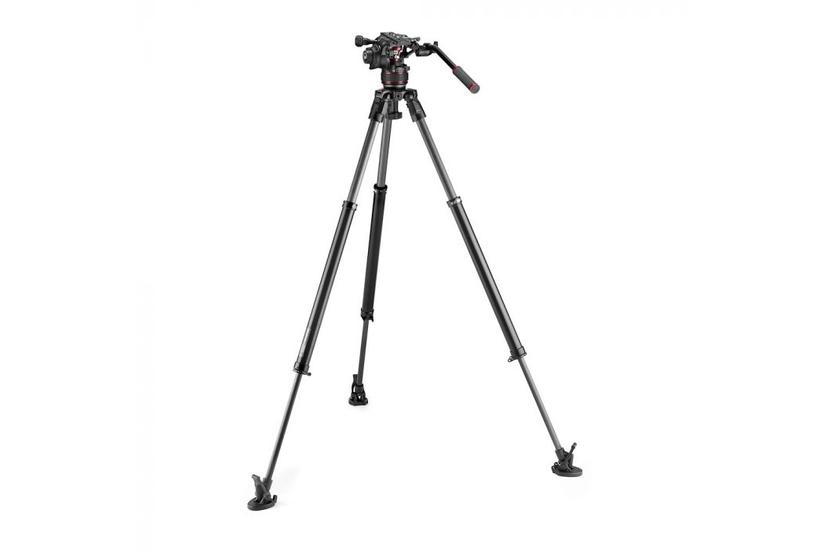 Manfrotto Nitrotech 608 kamerastativ Actionkamera 3 ben Sort