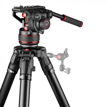 Manfrotto Nitrotech 608 kamerastativ Actionkamera 3 ben Sort