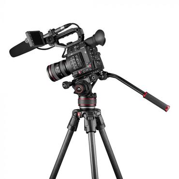 Manfrotto Nitrotech 608 kamerastativ Actionkamera 3 ben Sort