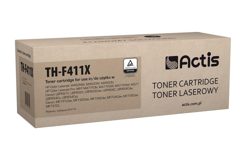 Actis TH-F411X toner for HP printer; HP 410X CF411X replacement; Standard; 5000 pages; cyan