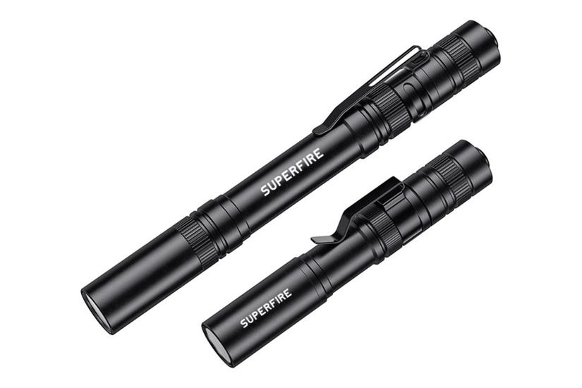 Superfire L28 - lommelygte - LED - 5 W - pen - sort