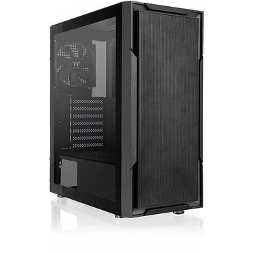 Thermaltake Chassi - ATX, Micro ATX, Mini-ITX - 160 mm - 340 mm - 7 - Härdat glas - Svart