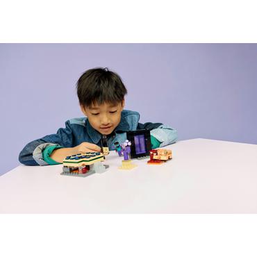 LEGO Minecraft Nether- og End-portalrejse