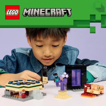 LEGO Minecraft Nether- og End-portalrejse