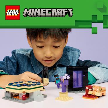 LEGO Minecraft Nether- og End-portalrejse